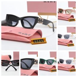 Lunettes de soleil de créateur de mode hommes lunettes de soleil en plein air cadre mode classique dame lunettes de soleil miroirs pour femmes avec boîte