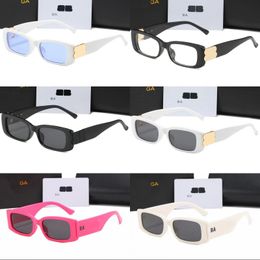 Lunettes de soleil créatrices de mode Men Polarisé UV400 Lens Brown Gradient Sunglasses pour femmes simples Lentes élégantes