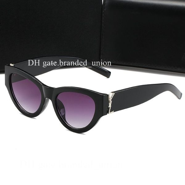 Diseñador de moda Gafas de sol Gafas polarizadas Sombras al aire libre PC Farme Moda Clásico Outlets originales Señoras Gafas de sol de lujo Espejos para mujeres Hombres con estuche