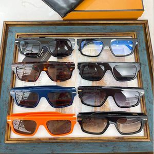 Lunettes de soleil de créateur de mode rétro mystérieuse personnalité multicolore porter TAILLE: 53-20-140 lunettes