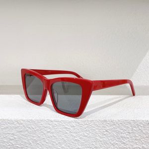 Gafas de sol de diseñador de moda Diseño de ojo de gato misterioso retro para mostrar personalidad TAMAÑO: polarizador 55-20-155