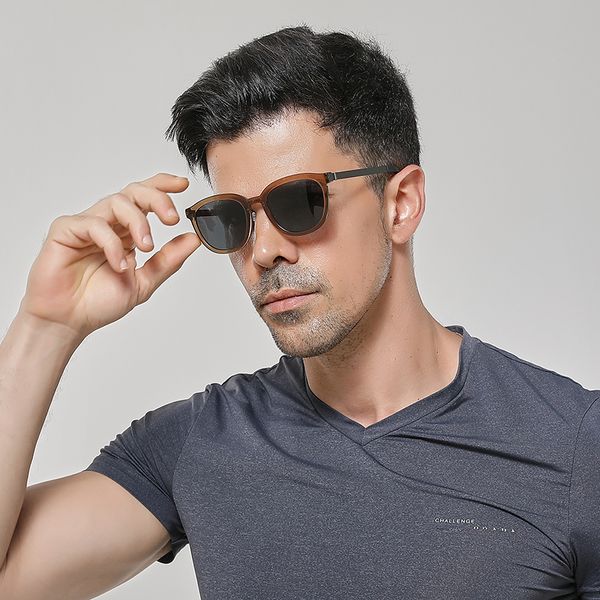 Gafas de sol de diseñador de moda Gafas de sol polarizadas cuadradas para hombres Gafas de sol de lujo Oval Conducción Pesca Golf Deportes Protección UV400 Marcos completos