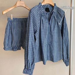 Modeontwerper zonnebrandcrème set shirts met lange mouwen met ritssluiting shorts zomer dames Lusury Drawring tailleband pakken 27082
