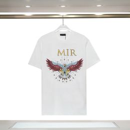 Designer de mode T-shirt Hommes Polo T-shirt Hommes Femmes Chemises Tees Eagle Print Graphic Undershirt Street Top à manches courtes Taille asiatique S-2XL