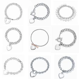 Bijoux de mode Designer Collier Designer Bracelet Charm Coeur Ensemble 18k Or Fille Saint Valentin Amour Cadeau Bijoux 1665