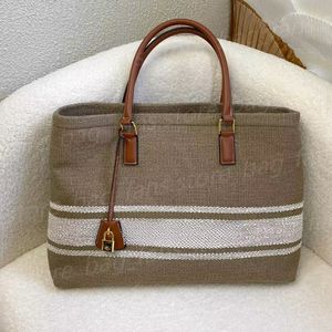 Modeontwerper draagtassen voor dames mode buckle canvas tas geweven handtassen met grote capaciteit