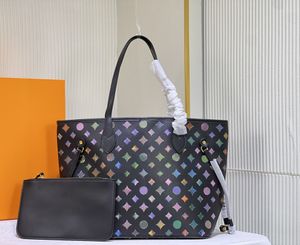 Designer de mode fourre-tout sacs à main de luxe femmes multicolore fleur lettre sacs à bandoulière sac à provisions en cuir de qualité supérieure dames sacs à main bandoulière originaux