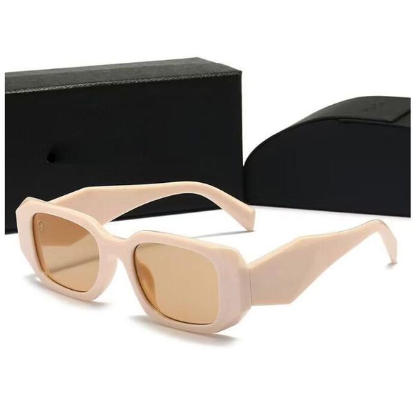 Créateur de mode Triangle lunettes de soleil lunettes de plage lunettes de soleil pour homme femme lunettes 7 couleurs haute bande boîte qualité