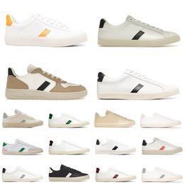 Diseñador de moda Vejasneakers Leather Classic White Casual zapatos para mujeres Francés Brasil Brasil Vida baja en carbono zapatillas de deporte al aire libre 36-45