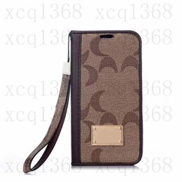 Étuis de téléphone portefeuille de créateurs de mode pour iPhone 15 15Pro 14 14plus 12 13 Pro Max Samsung S22 S23 S24 Ultra Porte-cartes en cuir Housse de téléphone portable de luxe