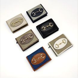 Portefeuille de créateur de mode Femmes Small Wallet Slim Mini portefeuille Pourse avec boîte