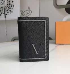 Modeontwerper Wallets Luxury Brazza Purse Heren Dames Clutch Tassen Hoogte Kwaliteit Bloembrief Munt Portemonents Lange kaarthouders met originele doos
