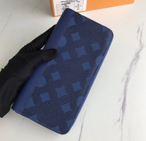 Portefeuilles de créateurs de mode luxe Damier Graphite sac à main hommes femmes embrayage mince Highs qualité fleur lettre porte-monnaie long porte-cartes avec boîte d'origine sac à poussière