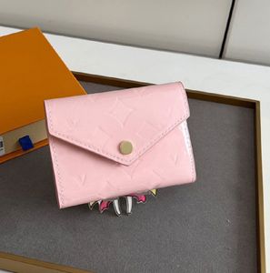 Portefeuilles de créateurs de mode sacs à main Empreinte de luxe pochettes en cuir verni pour femmes