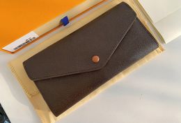 Portefeuilles de créateurs de mode luxe josephine sac à main pochettes Haute qualité Monogrammes porte-monnaie hommes femmes porte-cartes à carreaux avec boîte d'origine sac à poussière