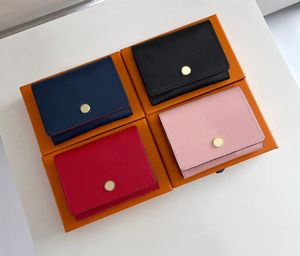 Portefeuilles de créateurs de mode sacs à main courts pour femmes de luxe lettre de fleur en relief petits porte-cartes de crédit dames plaid argent pochette avec boîte de haute qualité