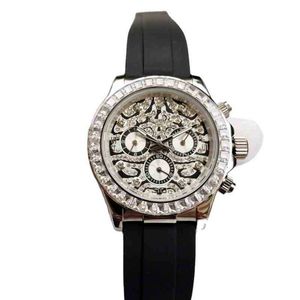 Relojes de diseñador de moda para hombre, reloj de pulsera de acero transparente dorado mecánico automático con autoviento, esqueleto