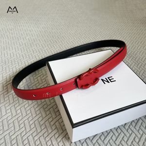 Diseñador de moda mujer cinturones de hebilla lisa ancho 2.5 cm cuero de lujo mujer cinturón delgado tamaño 95-115 cm con vestido jeans cinturones de mujer