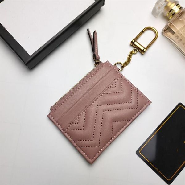 Créateur de mode femme portefeuille porte-carte porte-monnaie en cuir véritable boîte originale toute remise fille wallets271E