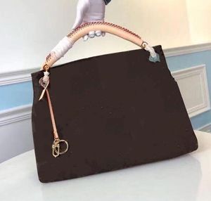 Sac à main de styliste pour femmes, fourre-tout avec fleurs, lettres, grille, code de série, livraison gratuite