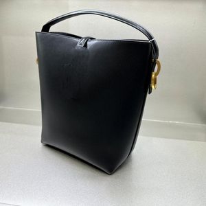 Modeontwerper dames bucket bags Luxe leren handtassen Totes Effen Elegante high-end bucket bag Twee maten om uit te kiezen