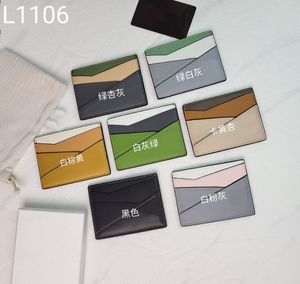 Créateur de mode Femmes Purs à sac de crédit Hauteur de carte pour hommes Clip de carte mini-portefeuille Pocket en argent de porte