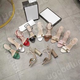Sandales de créateur de mode pour femmes 2023, talons hauts d'été, nouveau vent féerique de haute qualité, sangle à une ligne, élégantes sandales à bout ouvert