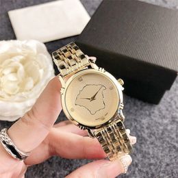 Montre de créateur de mode pour femme, bracelet de montre en acier inoxydable de 38mm avec miroir saphir, mouvement à quartz à deux broches