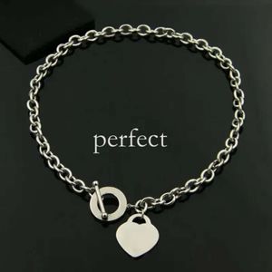 Modeontwerper Dames Tiffanyco Ketting Armband Sieraden Set Hart Set 925 Zilver Meisjes Valentijnsdag Liefdescadeau Hanger Armband Ketting Bangle Tiffancy 473