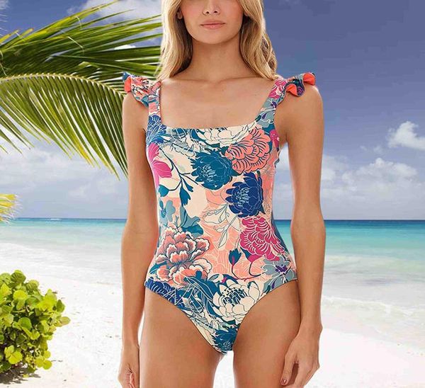 Diseñador de moda Mujer Top traje de baño Mini traje de baño brasileño Bikini Set Tangas Fiesta en la playa Sexy Falbala Traje de baño Jovencita2662601