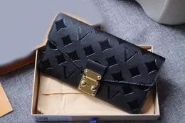 Designer de mode femmes portefeuilles luxe Metis sacs à main lettre de fleur en relief de haute qualité Empreinte porte-cartes de crédit dames enveloppe argent pochettes avec boîte