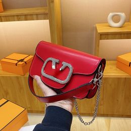 Modeontwerpers lederen handtas kettingtas dames luxe tassen met vale letters vrouwelijke koppeling klassieke meisje handtassen