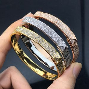 Fashion Diamond Bracelet Classic Designer Bangle For Woman Man unisex temperament armbanden delicate sieraden 5 optionele topkwaliteit