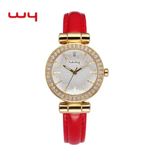 Fashion Diamond Set Watch Classic Batch Flower Dameshorloge Koreaanse eenvoudige vrouwelijke student Watch 22,5 mm Quartz Watch