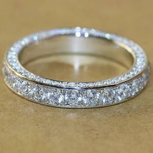 Fashion diamond simple Cluster Rings party gift engagement ladies jewelry lover luxury all-match