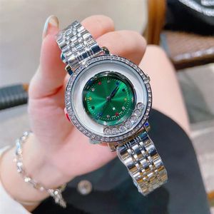 Montres pour femmes de diamant de mode Top marque designer bande en acier inoxydable 32mm montre de luxe montre-bracelet en cristal pour femmes Birth306t