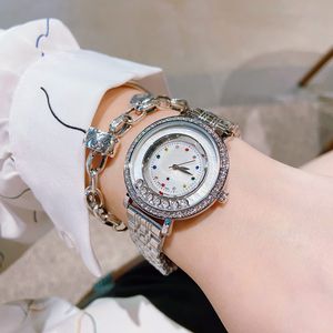 модные женские часы с бриллиантами Лучший дизайнерский бренд из нержавеющей стали, 32 мм, роскошные женские часы, Хрустальные наручные часы для женщин Birth300a