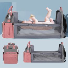 Mode luier mummie zwangerschap luier tas merk grote capaciteit babytas reist backpack designer verpleegstas voor babyzorg 210303