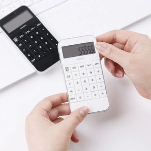 Calculatrice de chiffres de mode Blanc Affichage électronique Pocket Office Universal CalculatorCalculator Mini 240430