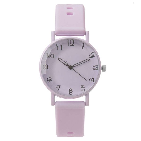 Fashion Digital Women's Silicone Tape Quartz Wrist Watch