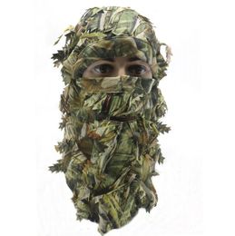 Mode verontruste balaclava maskeert tactische camouflage grasachtige maskers koele motorrijder wandelen motorfiets verontruste balaclava hoed