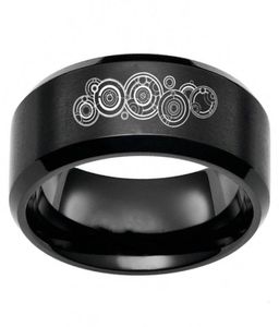 Fashion Doctor Who Seal of Rassilon Symbool Rings roestvrijstalen band heren sieraden cadeau maat 61361950942519364