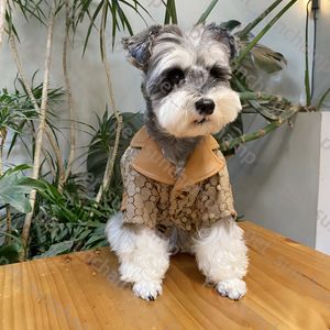 Mode Hond Denim Jas Hoge Kwaliteit Hond Warme Jas Kleding Schnauzer Bichon Corgi Teddy Puppy Huisdier Herfst Winter Shirts