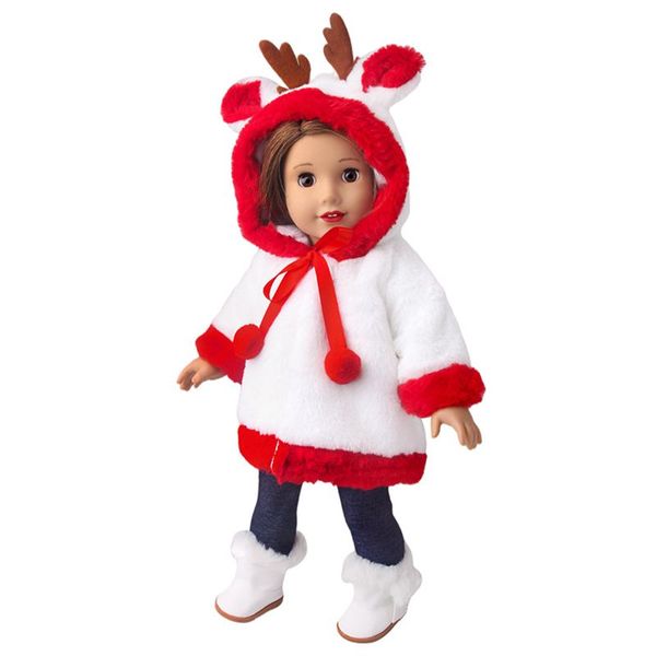 Moda roupas de boneca presentes de natal acessórios de boneca 43 cm 18 polegadas vestidos de bonecas para meninas americanas diy crianças jogo de aniversário