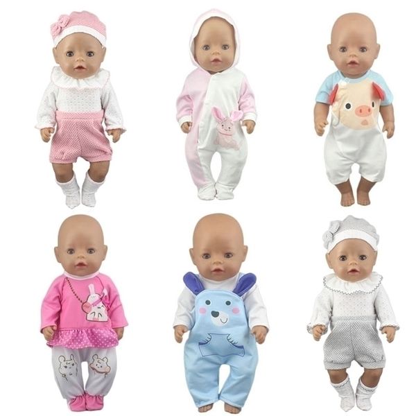 Costumes de saut de poupée à la mode adaptés à la poupée de bébé de 43cm, vêtements de poupée de bébé Reborn de 17 pouces 220815