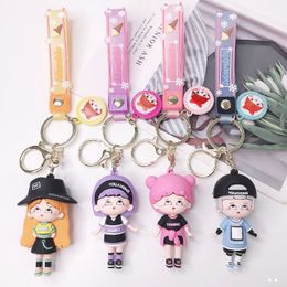 Fashion Doll Key Chain Cartoon Keychain Pendant Little Girl Girl Trendy Cool Sac Accessoires SCHOOLAGE PECHILE