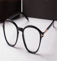 Mode DOWER ME myopie lunettes unisexe monture ronde pleine jante acétate noir optique pour lecture lunettes lunettes AL53975134529