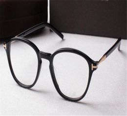 Fashion Dower Me Myopia Eyeglass Unisexe Round Cadre Rim Full Rim Acetate Black Optical for Reading Eyewear Eyeglass AL53974672433
