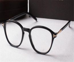 Mode Dower Me Myopia Liepglas unisex ronde frame volledige rand acetaat zwart optisch voor het lezen van brillen in de breuk Al53978972534