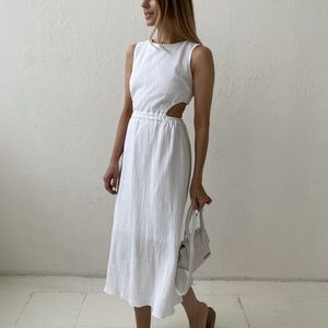 Robes de mode robe longue de vacances pour femme 100% coton femmes en vrac épisser robe d'été vestimentaire décontracté vêtements 2023 vêtements
